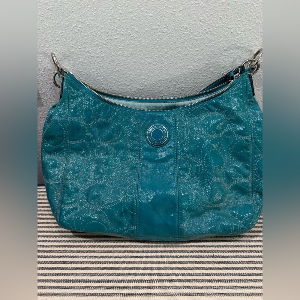 Coach Turquoise Shoulder Bag